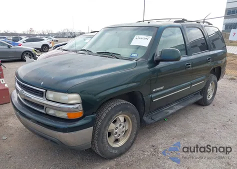 2002 Chevrolet Tahoe Lt из США, поврежденный, VIN 1GNEC13ZX2R222113